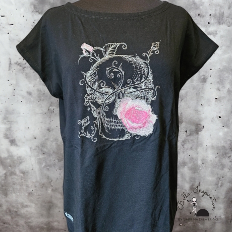 Shirt Schwarz Totenkopf Skull
