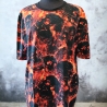 T-Shirt Shirt Skull Totenkopf Feuer 