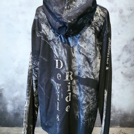 Hoodie Kapuzenpullover Devils Ride Skull