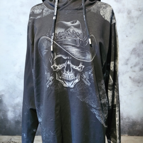 Hoodie Kapuzenpullover Devils Ride Skull