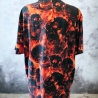 T-Shirt Shirt Skull Totenkopf Feuer 