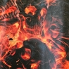 T-Shirt Shirt Skull Totenkopf Feuer 