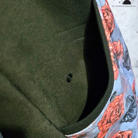 Softshelljacke Softshellmantel Skull Totenkopf rot grau schwarz