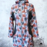 Softshelljacke Softshellmantel Skull Totenkopf rot grau schwarz