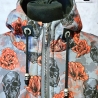 Softshelljacke Softshellmantel Skull Totenkopf rot grau schwarz