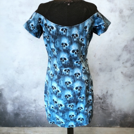 Kleid Skull Totenkopf Gothic Halloween
