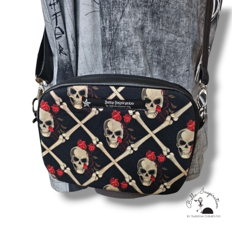 Tasche Handtasche Skull Rosy Bones