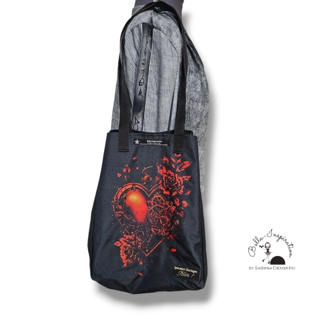 Tasche Handtasche Shopper Steampunk Herz