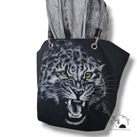 Tasche Handtasche Shopper Tiger Softshell