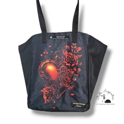Tasche Handtasche Shopper Steampunk Herz