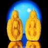 Ahnen Kerze männlich -für Rituale Bienenwachs  