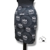 Rock Minirock Celtic Bats Fledermaus Totenkopf 