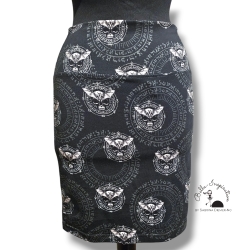 Rock Minirock Celtic Bats Fledermaus Totenkopf  Rock Minirock Celtic Bats Fledermaus Totenkopf