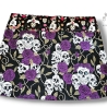 Wickelrock Wenderock mit Tasche Täschchen Gothic La Catrina