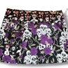 Wickelrock Wenderock mit Tasche Täschchen Gothic La Catrina