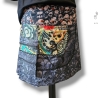 Wickelrock Wenderock mit Tasche Täschchen Gothic Totenkopf 1