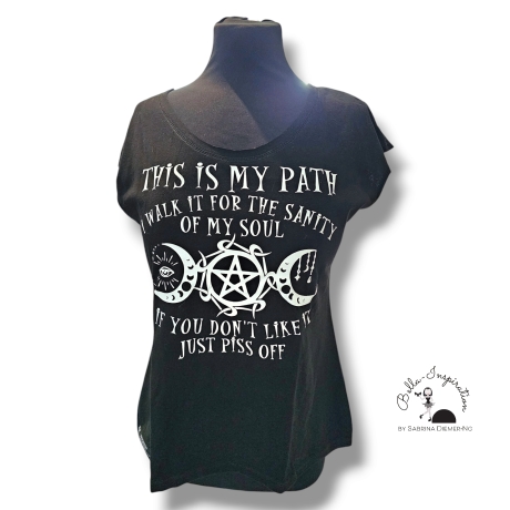 Shirt Schwarz Pentagramm Gothic
