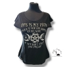 Shirt Schwarz Pentagramm Gothic