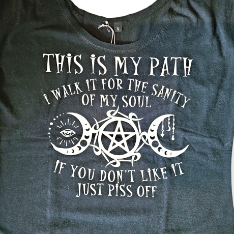 Shirt Schwarz Pentagramm Gothic