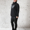 Longpulli Longhoodie Skull und Blumen mit Kragen Vorbestellung!!!