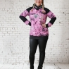 Raglanhoodie Kapuze pink