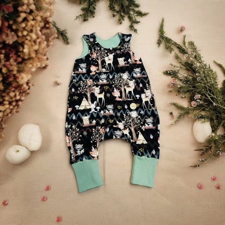 Strampler Baby Rehe I Junge Strampelanzug I Geschenk Geburt