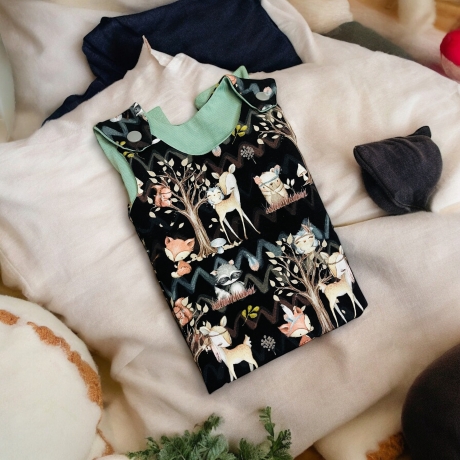 Strampler Baby Rehe I Junge Strampelanzug I Geschenk Geburt