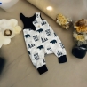Strampler Baby Junge Bär I Strampelanzug grau blau Abenteuer