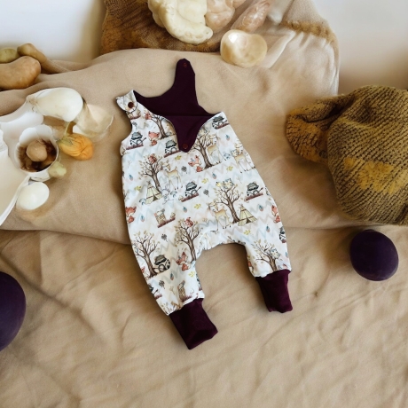 Strampler Baby Rehe I Strampelanzug ohne Füße I Geschenk Geburt