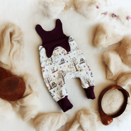 Strampler Baby Rehe I Strampelanzug ohne Füße I Geschenk Geburt