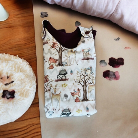Strampler Baby Rehe I Strampelanzug ohne Füße I Geschenk Geburt