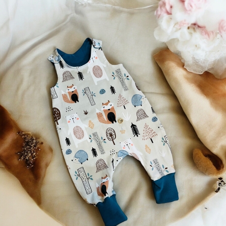 Strampler Baby Junge Fuchs Bär Geschenk Junge Geburt Geschenk 