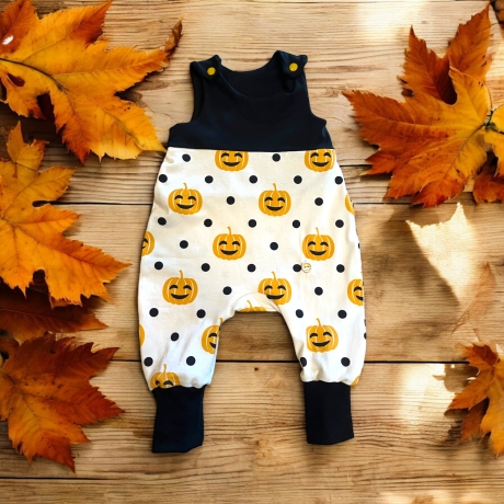 Strampler Kürbis Baby Halloween Einteiler Baby Strampelanzug 
