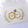 Mr. & Mrs. - Klappbare Grußkarte (mit Umschlag)