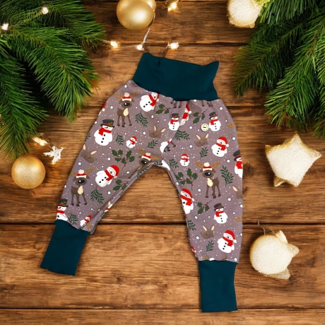 Babykleidung Set Weihnachten Halstücher Baby neutral Babyhose 