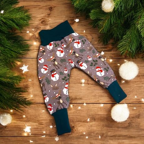 Babykleidung Set Weihnachten Halstücher Baby neutral Babyhose 