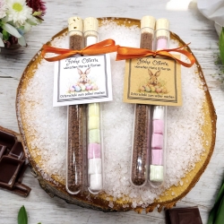 Ostergeschenk Set – Reagenzgläser mit Kakao & Marshmallows