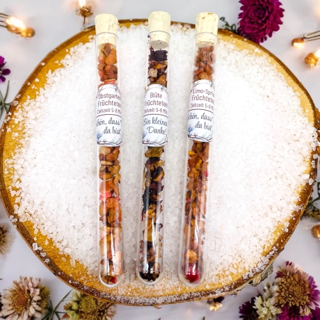 Personalisierte Tee-Geschenke Reagenzglas – Gastgeschenk Hochzeit
