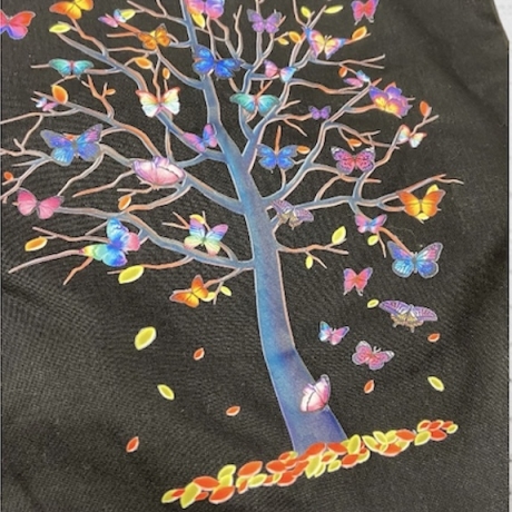 Rucksack Turnbeutel Stoffbeutel Butterfly Tree