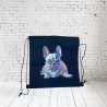 Rucksack Turnbeutel Stoffbeutel Cool Bulldog Hund