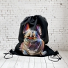 Rucksack Turnbeutel Stoffbeutel Cool Bulldog Hund