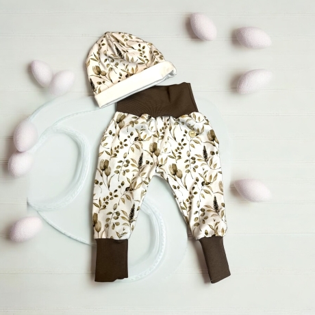 Babykleidung neutral Set Erntepflanzen Halstücher Baby Baumwolle