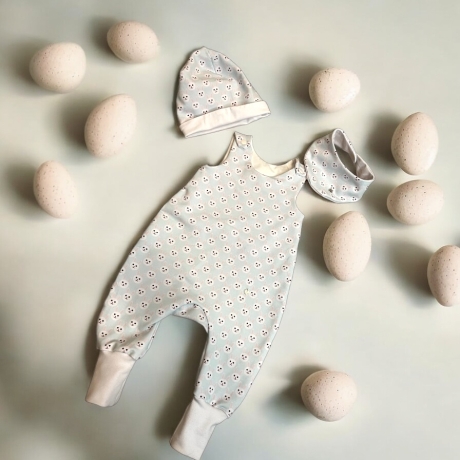Ostern Babystrampler Häschen Strampler ohne Fuß Geschenkset Gebur