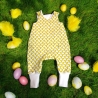Ostern Babystrampler Küken Strampler ohne Fuß Geschenkset Mütze
