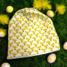 Ostern Babystrampler Küken Strampler ohne Fuß Geschenkset Mütze