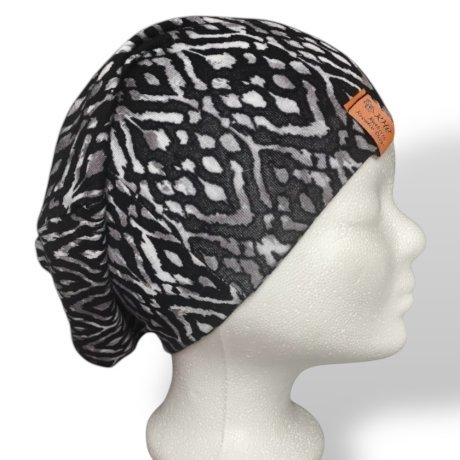 Stylische Handgefertigte Beanie Mütze Gr. 56- 60 cm