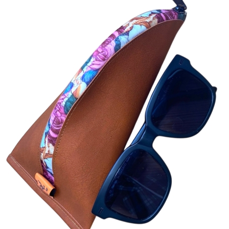 Veganes Case Etui für Brillen Handgefertigt im Allgäu Unikat 