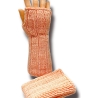 Handgestrickte Arm Stulpen „Alura“ – Seide, Wolle & Kaschmir