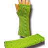 Handgestrickte Arm Stulpen „Alura“ – Seide, Wolle & Kaschmir