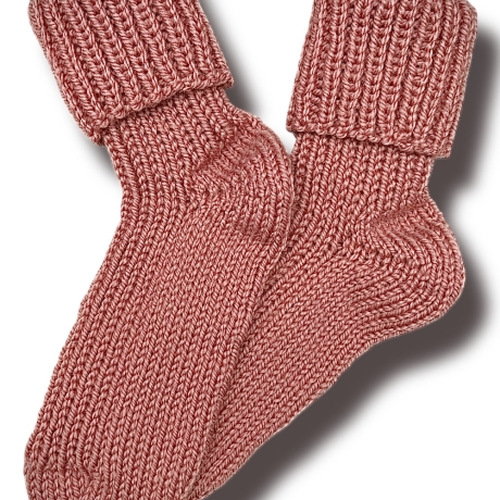 Handgestrickte Kuschel Socken „Amarino“ | Gr. 39–42 | Merinowolle